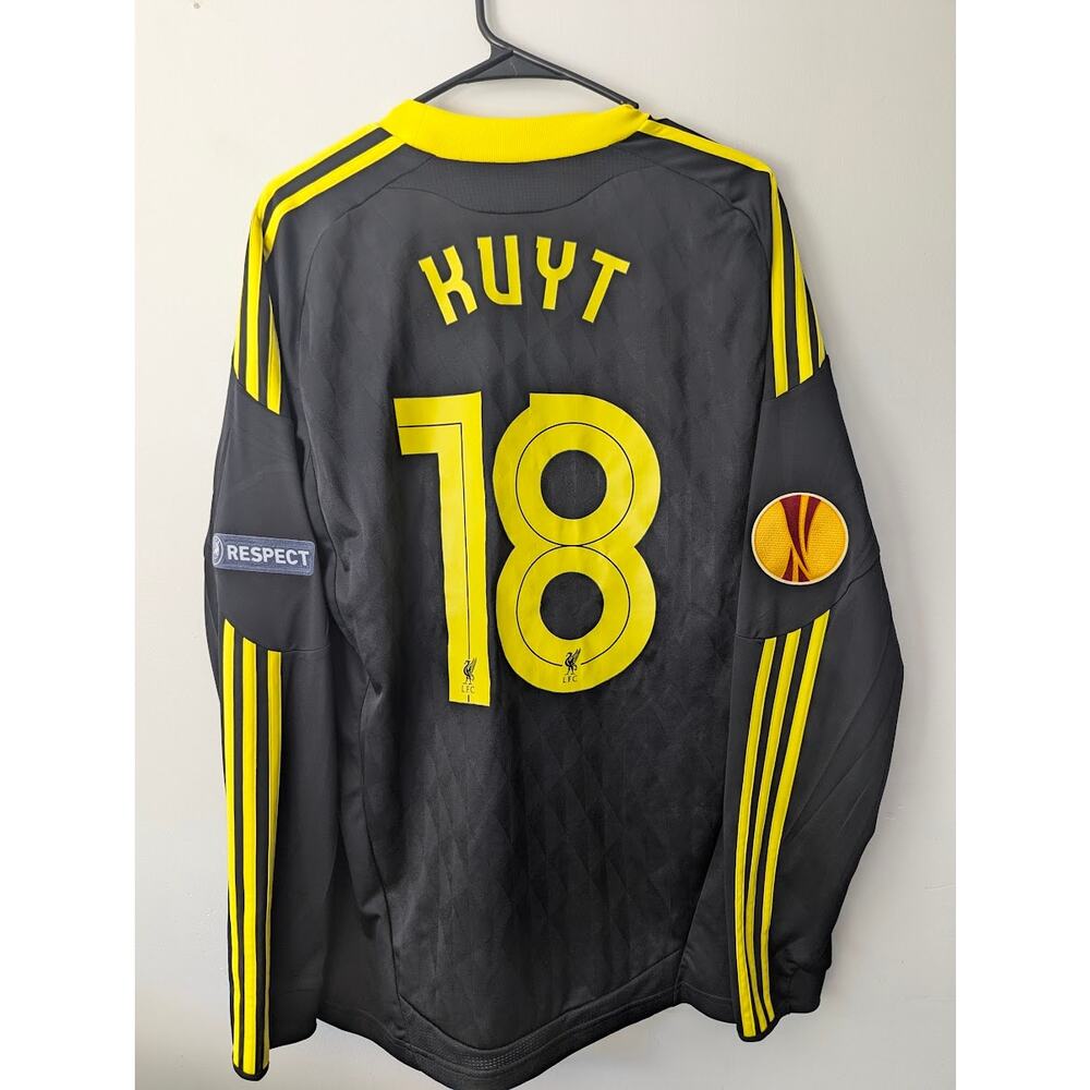 Liverpool Kuyt Long Sleeve Jersey Medium Europa League